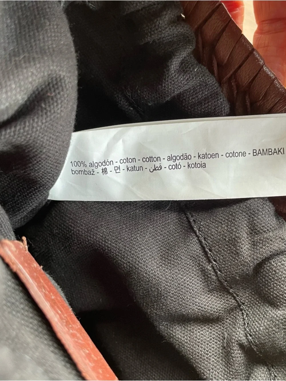 Zara Braided Woven Buffalo Leather Bucket Shoulder Bag - Brown - Picture 10 of 16